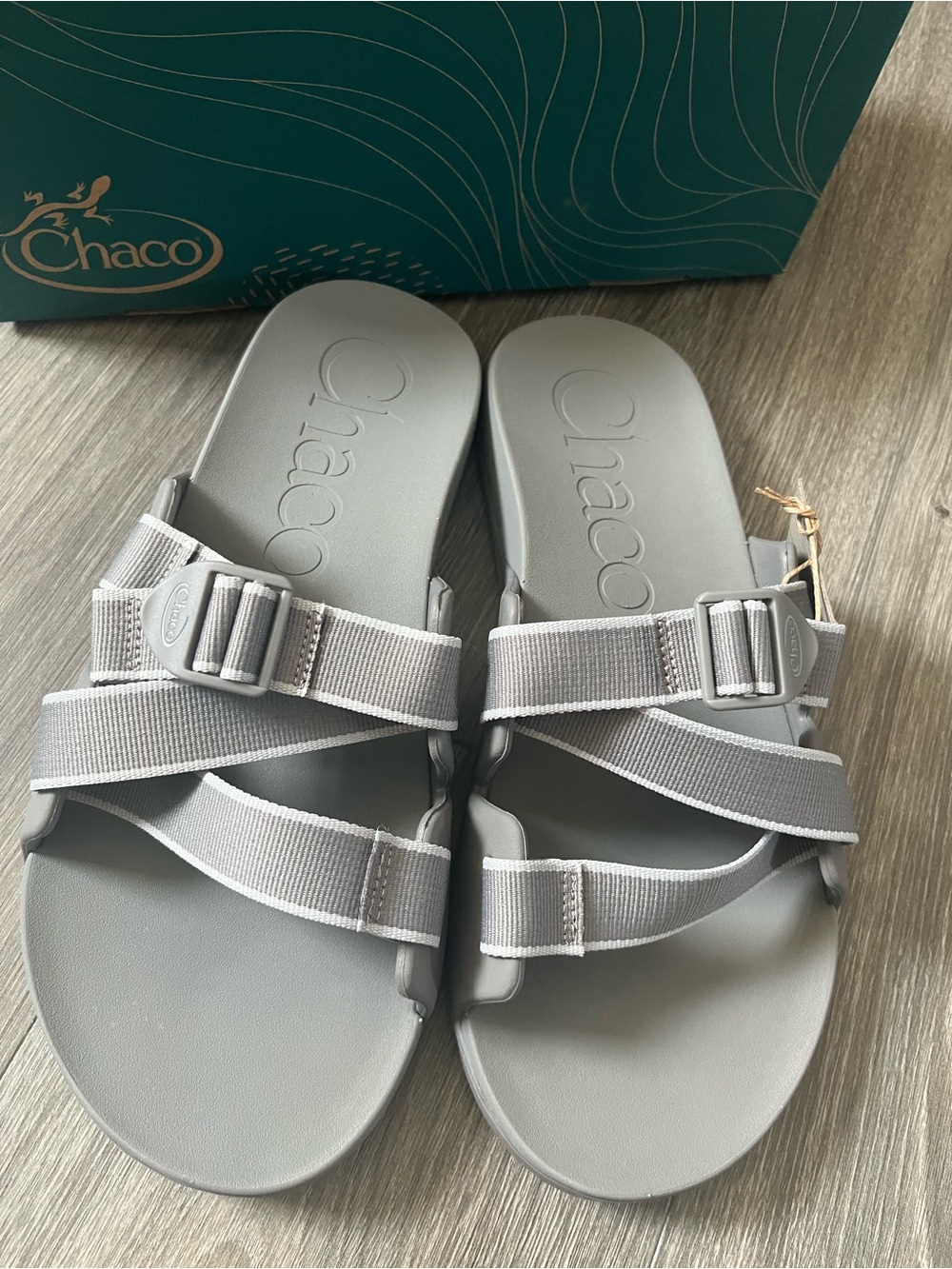 Chaco Chillos slide sandals teaturing adjustable double-straps men’s 13